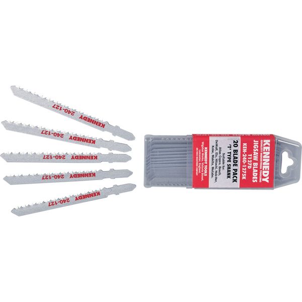 Kennedy Jigsaw Blades Contractors Set T127D Pkt 20