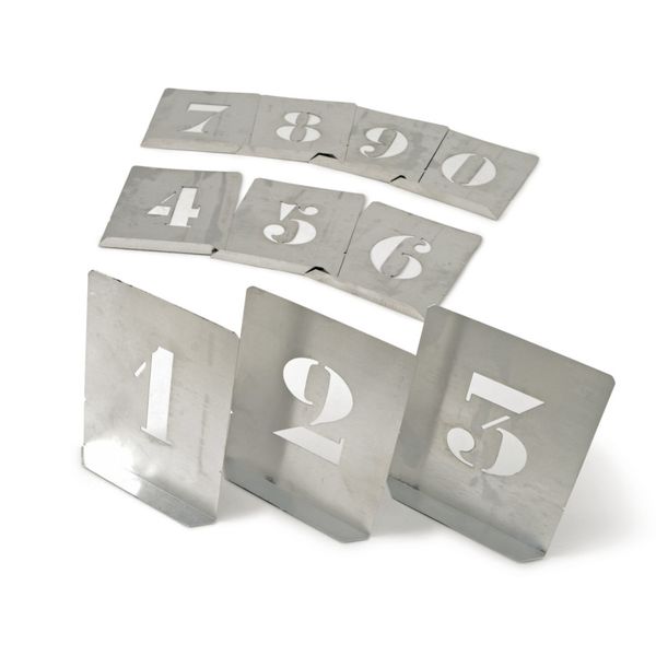 Kennedy 80Mm Set Of 10 Steel Stencil Figures