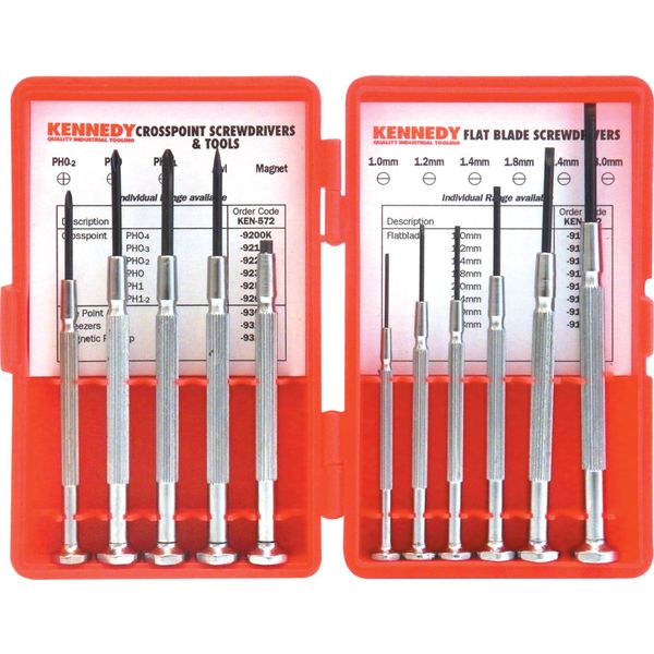 Kennedy 11 Pce Precision Screwdriver Tool Set