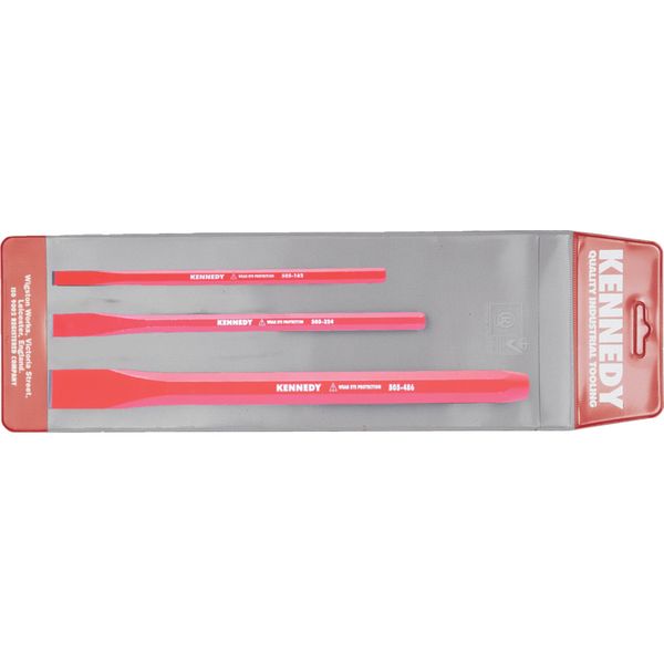 Kennedy 6Inchx14Inch 8Inchx12Inch 10Inchx34Inchcold Chisel Set