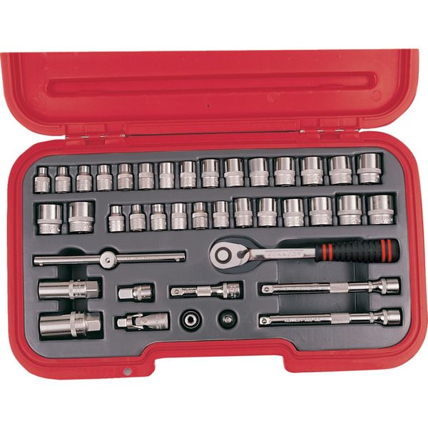 Kennedy Metricaf 40Pc 38Inch Sq Drsocket Set