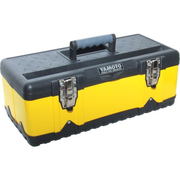 Yamoto 470X238X178Mm Yellow Metal Toolbox Tote Tray