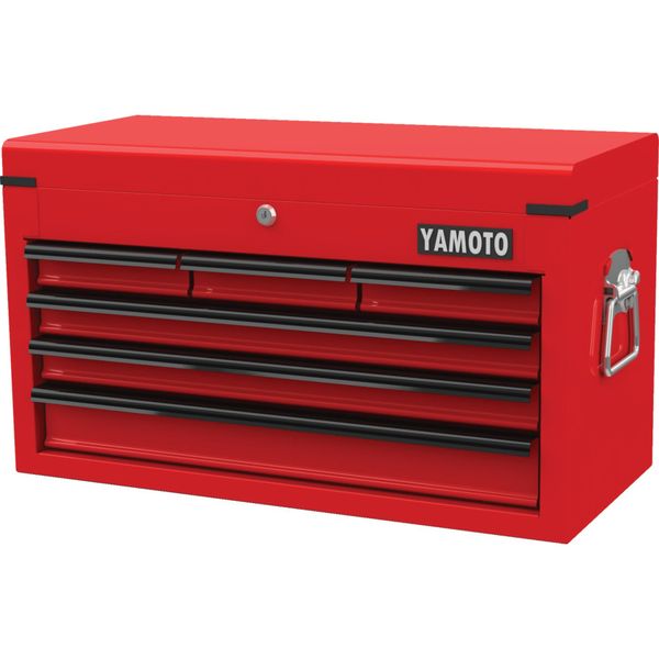 Yamoto Red 26Inch 6 Drawer Top Chest