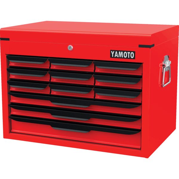Yamoto Red 26Inch 12 Drawer Top Chest