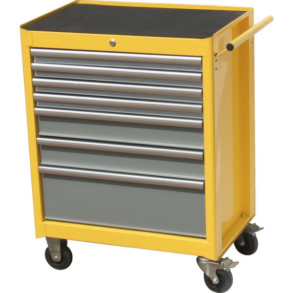 Yamoto 7 Drawer Cabinet Yellowgrey
