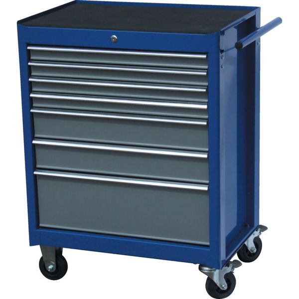 Senator 7 Drawer Cabinet Bluegrey