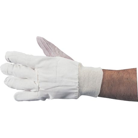 leather cotton gloves