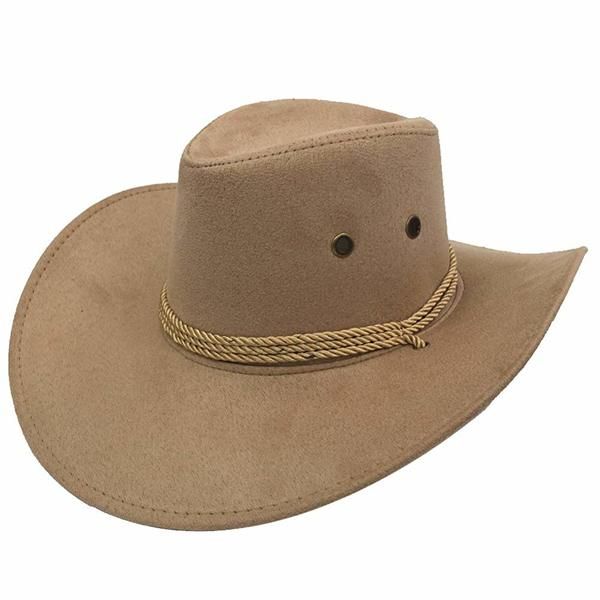 Cow Boy Hat For Men And Women In Beige