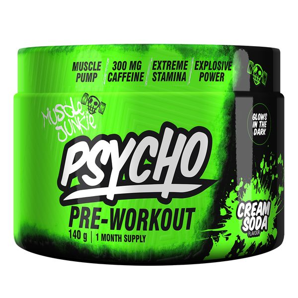 Muscle Junkie Psycho Pre-Workout 140 g Cream Soda