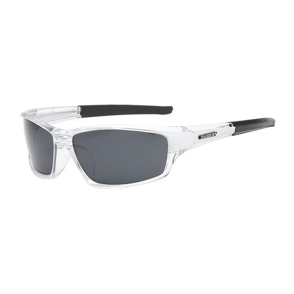 Dubery High Quality Men's Polarized Sunglasses - Black &amp; Clear