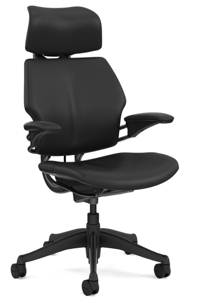 Freedom Task Chair with Headrest - Bizon Leather