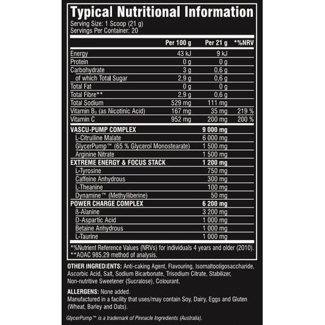 Ssn N O Rage Next Gen 420 G Grape Smash Pre Workout Buy Online In South Africa Takealot Com