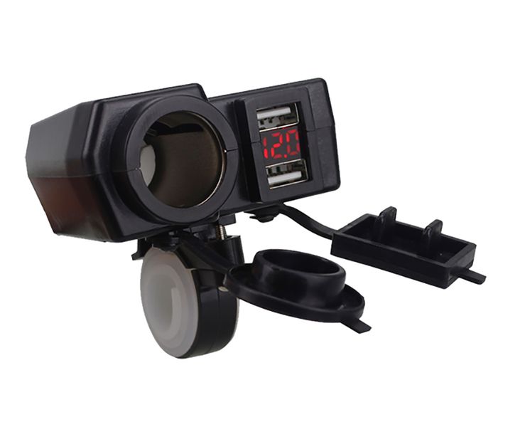 Motorcycle 12V USB / Cigarette Lighter Socket Charger