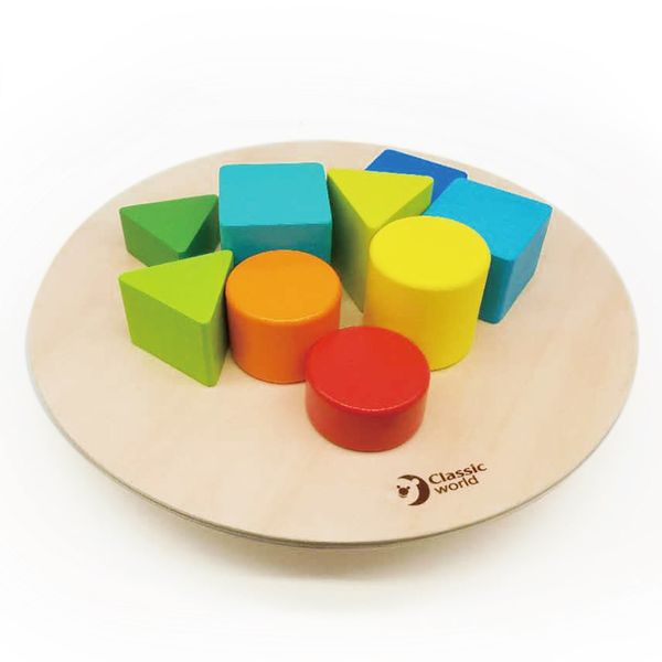 Classic World - Wooden Blocks Balancing Game - 11 Pieces