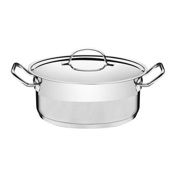 Tramontina 28cm 8.4L Professional Stainless Steel Deep Casserole Pot