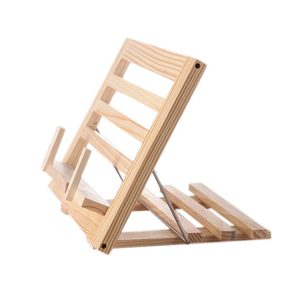 Wooden Foldable Bookrack Easel &amp; Cookbook Holder