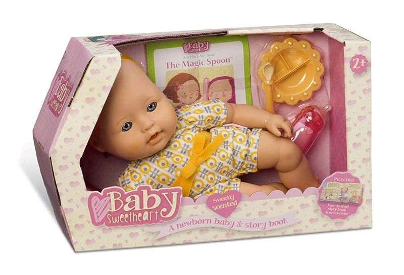 Baby Sweetheart 12 Inch Scented W/Book Feeding Time