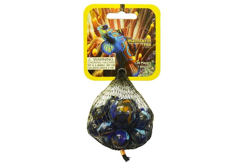Marbles - Mandarin Fish 20 Sml + 1 Lrg
