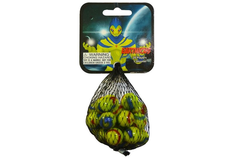 Marbles - Earthicus 20 Sml + 1 Lrg