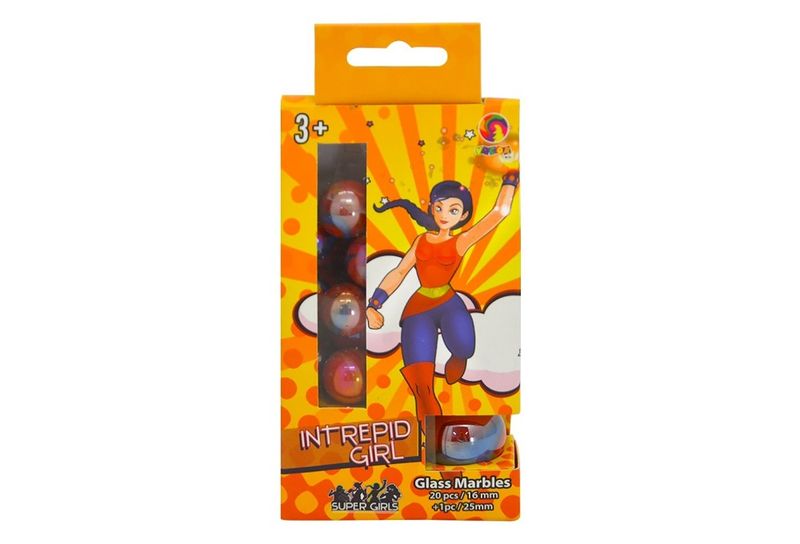 Marbles - Collectors Edition Intrepid Girl 20 Sml + 1 Lrg