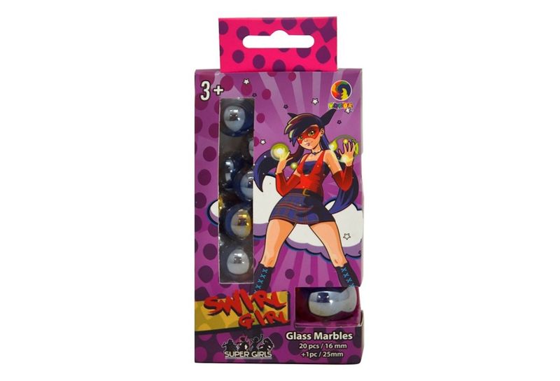 Marbles - Collectors Edition Swirl Girl 20 Sml + 1 Lrg