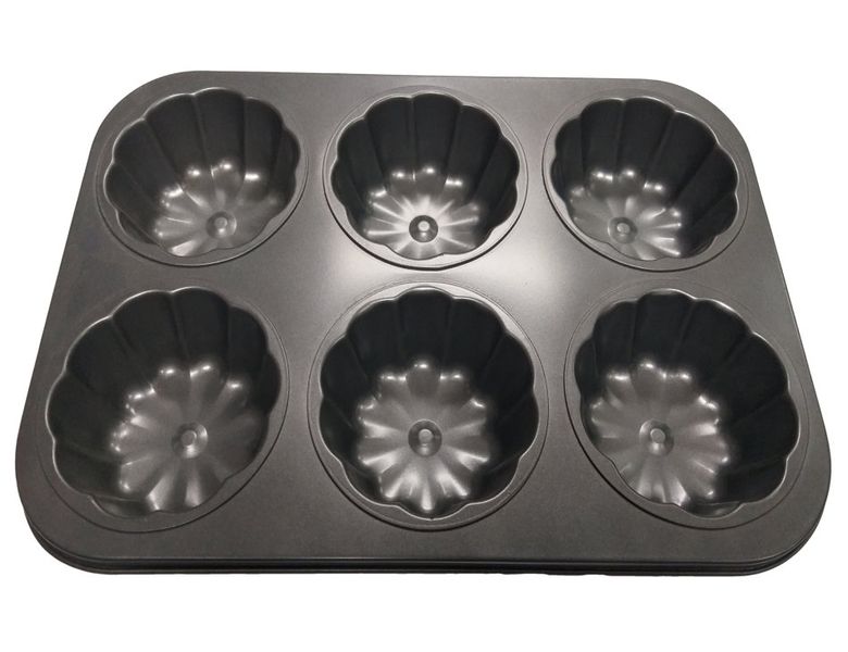 Bulk Pack - 4x 6 Cavity Baking Pan