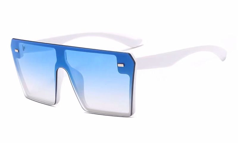 Sophie Moda - Oversize Siamese Lens Sunglasses
