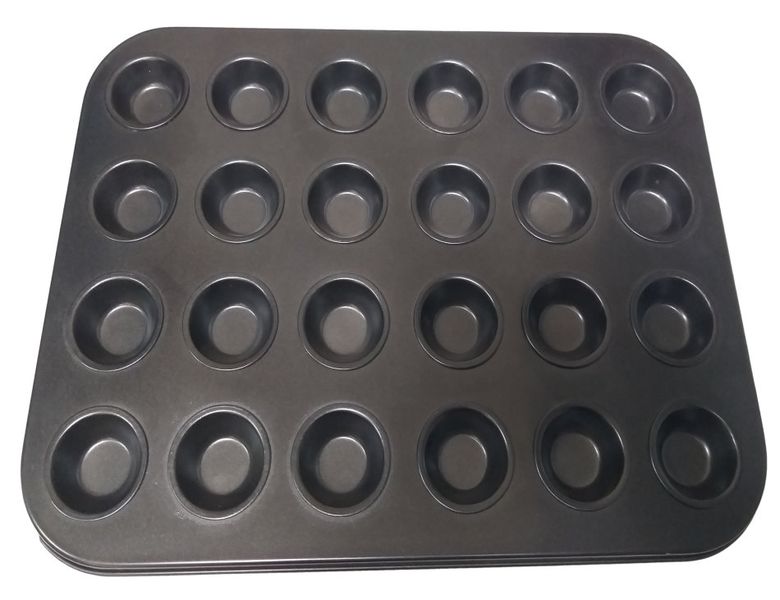 Bulk Pack - 2x 24 Cavity Mini Muffin Pan