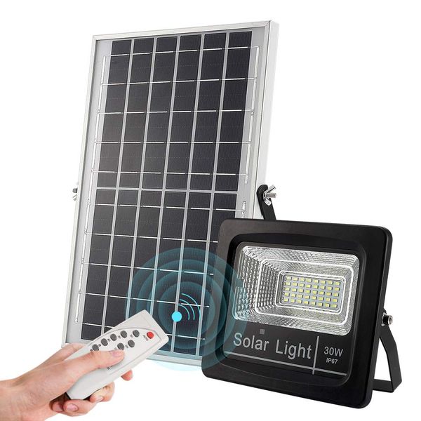 SQI. 30W SOLAR FLOODLIGHT WATERPROOF