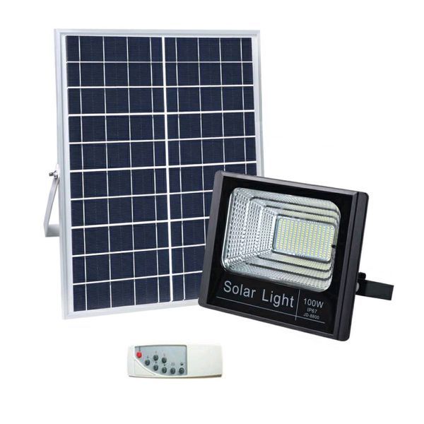 evo smd remote controlled solar floodlight