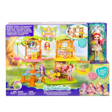 enchantimals peeki parrot doll & sheeny