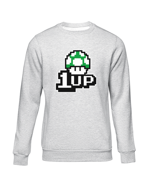 JuiceBubble 1Up Sweater - Grey