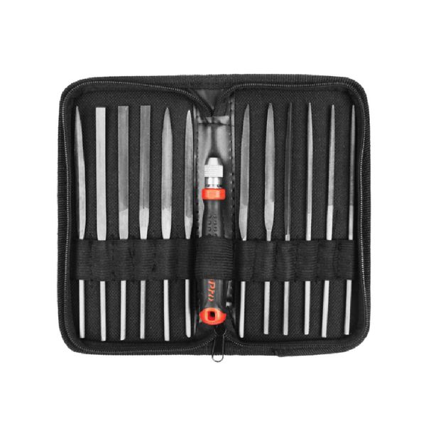 Ampro - 13Pc Exchangeable Needle File Set (3mm)