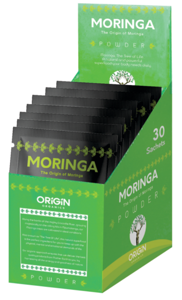 Organic Moringa Dry Leaf Powder 5g Sachets 30's