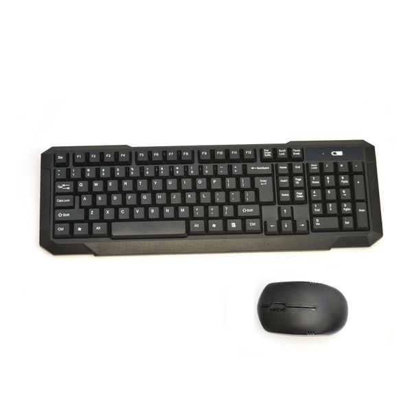 2.4G Wireless Keyboard &amp; Mouse - Black