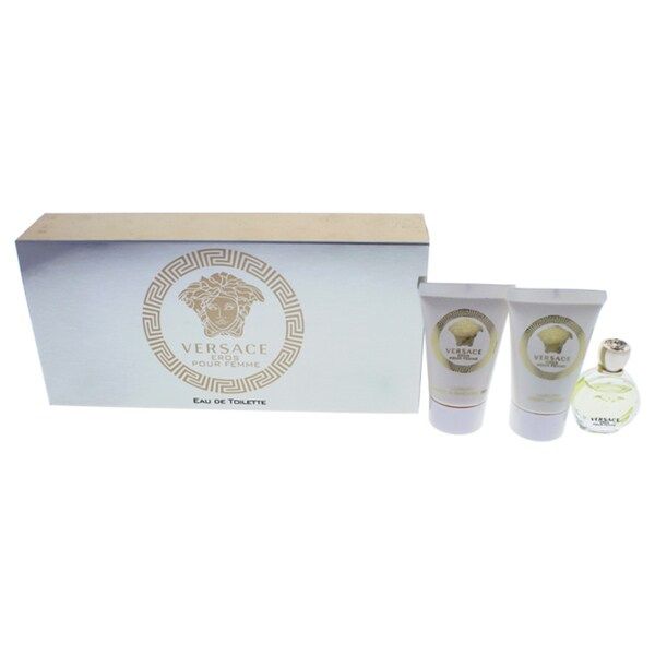 Versace Eros 3Pc Mini Set (Parallel Import)