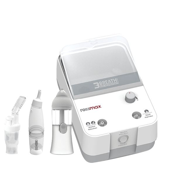Rossmax nebuliser, nasal washer and nasal aspirator (suction) in one