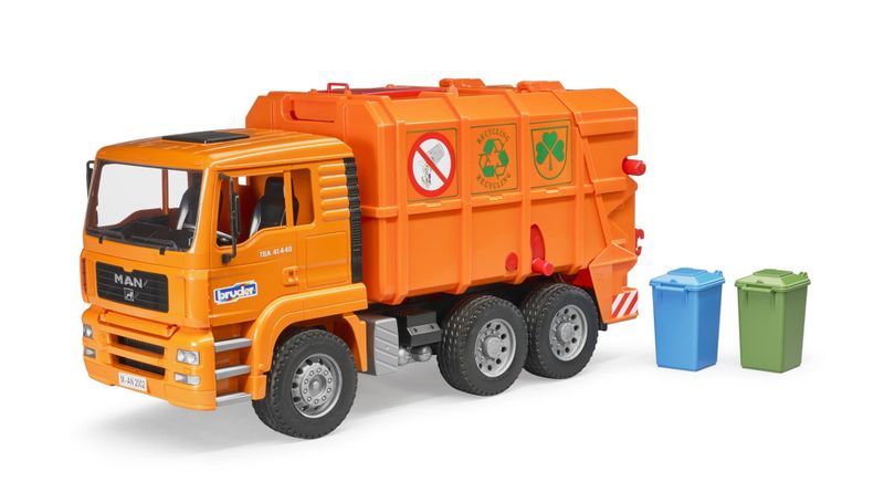 Bruder MAN TGA Garbage Truck - Orange