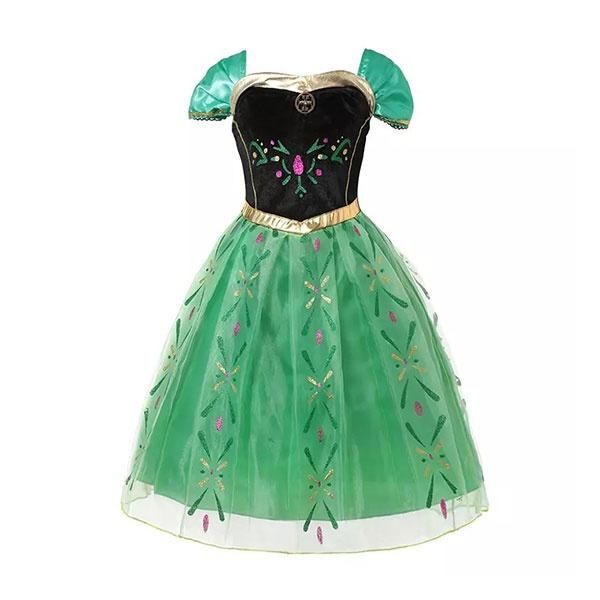 Green &amp; Black Princess Dress