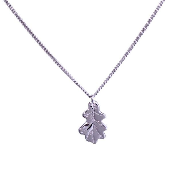 Oak Leaf Necklace - Sterling Silver