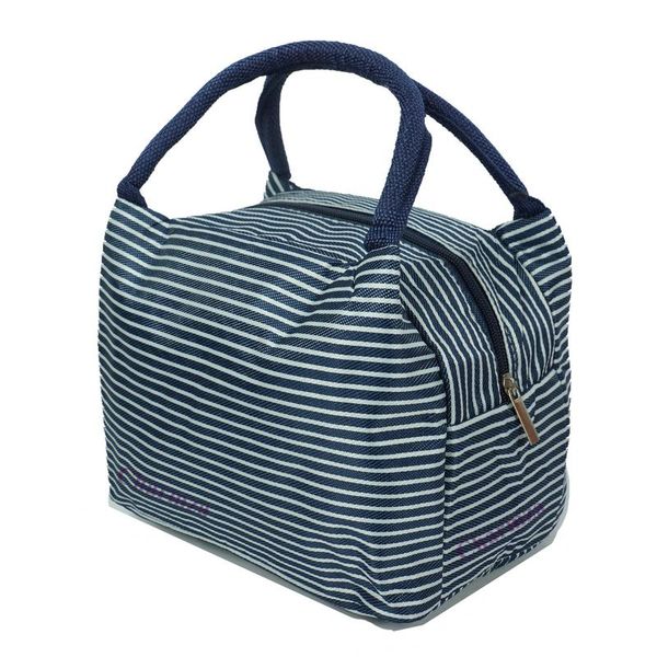 Charmza Cooler Bag - Blue And White