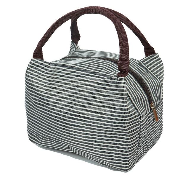 Charmza Cooler Bag - Grey And White