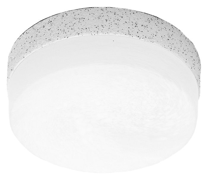 Stone Finish Ceiling Fitting with Alabaster Glass