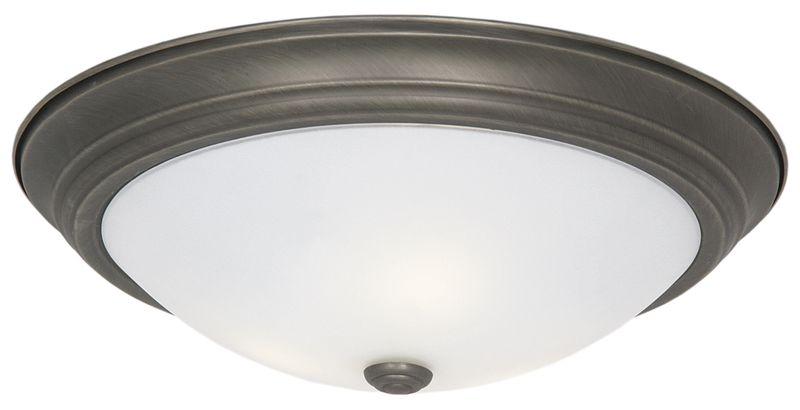 Antique Finish Ceiling Fitting with Frosted Glass