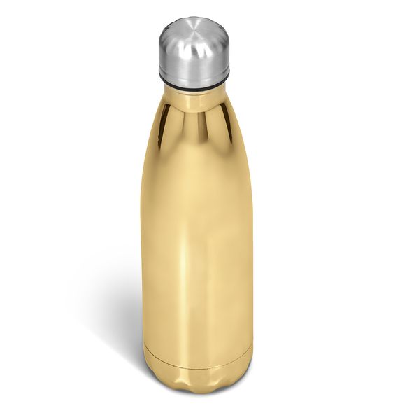 Love &amp; Sparkles Gold Metallic Double Walled Water Bottle