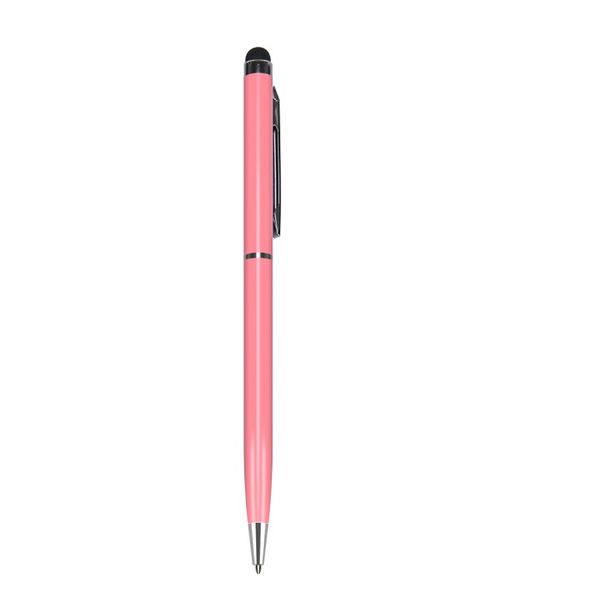 Ballpoint Pen with built-in Stylus Touch Pen - PINK