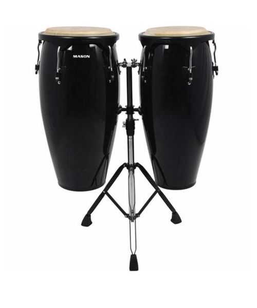 Mason AL-124FW-BK Conga Set with Stand