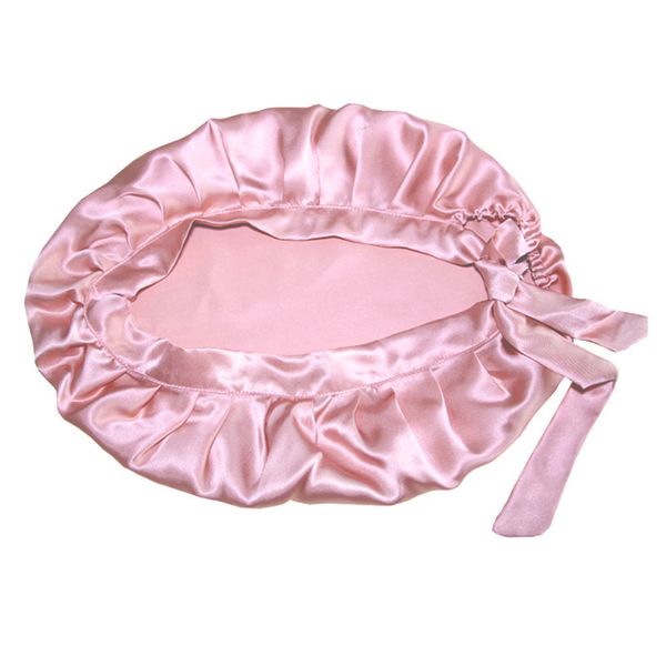 Adjustable Real Silk Women's Silk Cap Nightcap For Sleep