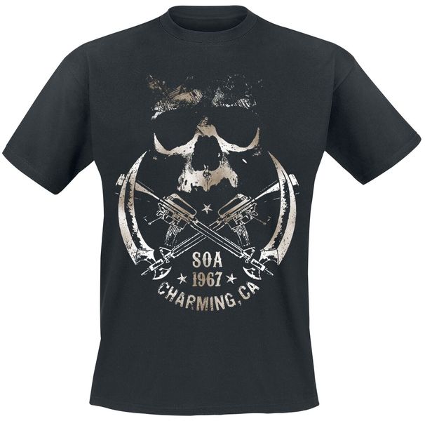 Rock Ts Sons Of Anarchy - Sickle &amp; Skull