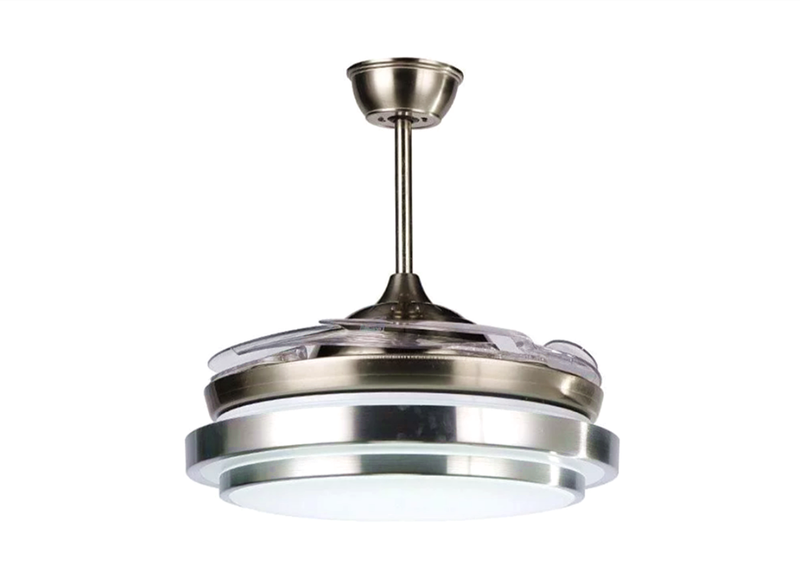 Remote Control Modern Double Aluminum ceiling Fan with Speaker